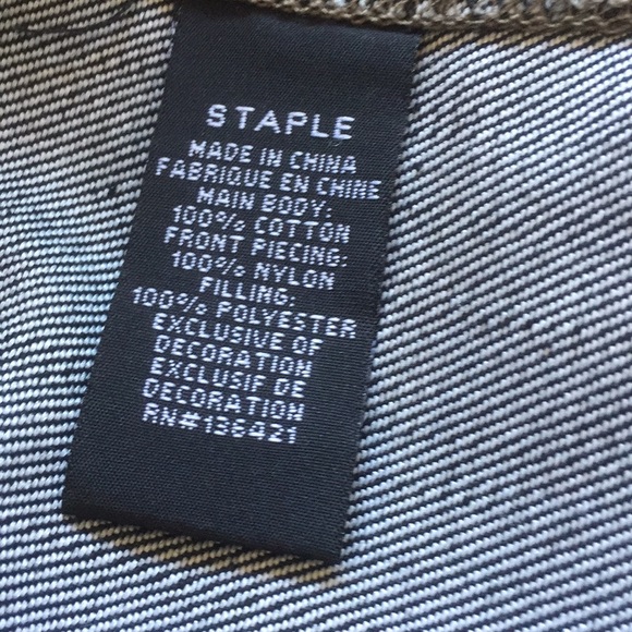 Staple Pigeon Patch Denim Overshirt size M - Picture 5 of 7